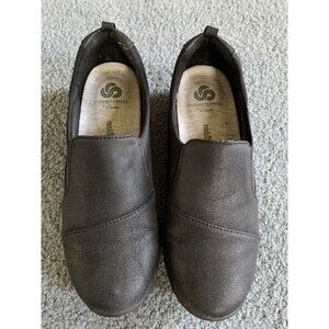 Clarks CloudSteppers Womens Black 7 Sillian Paz Slip-On Loafer